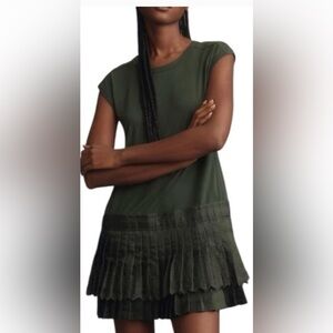 Anthropologie Olive Green Sleeveless Top